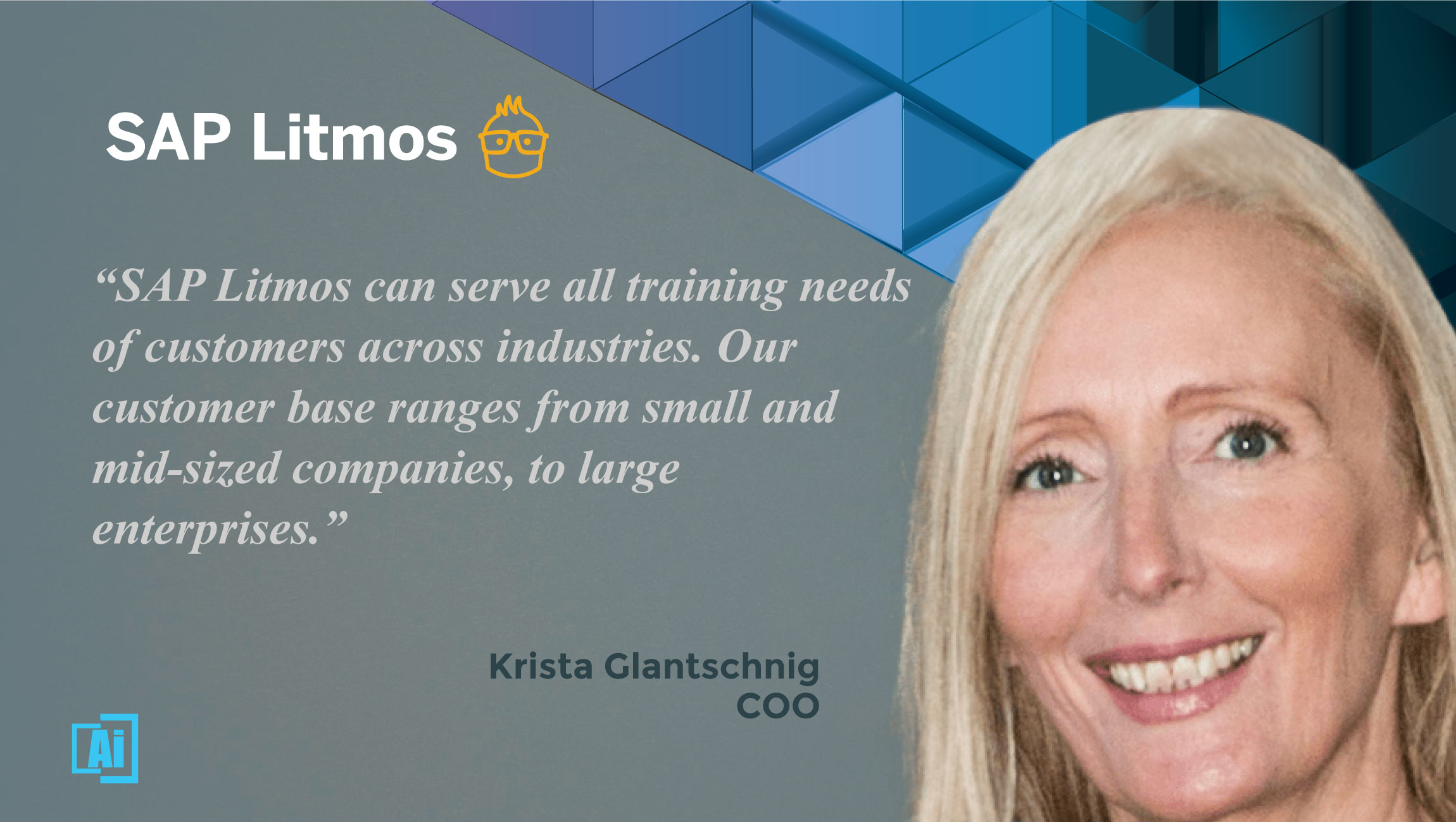 AiThority Interview With Krista Glantschnig, COO at SAP Litmos