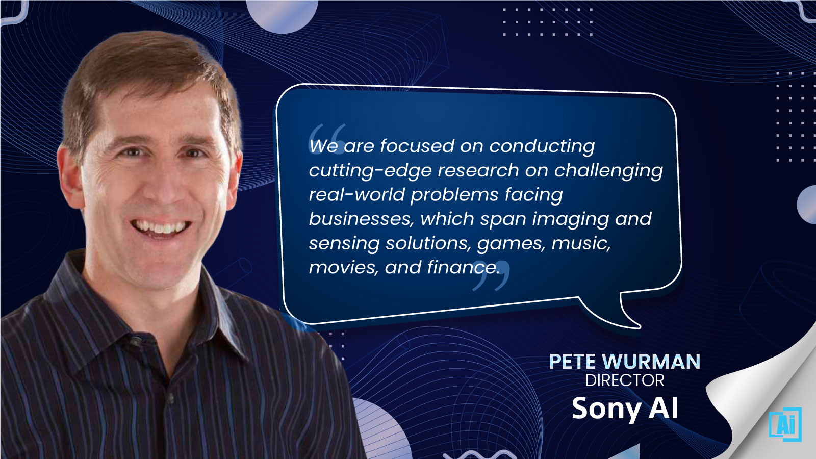 Pete Wurman, Director at Sony AI America