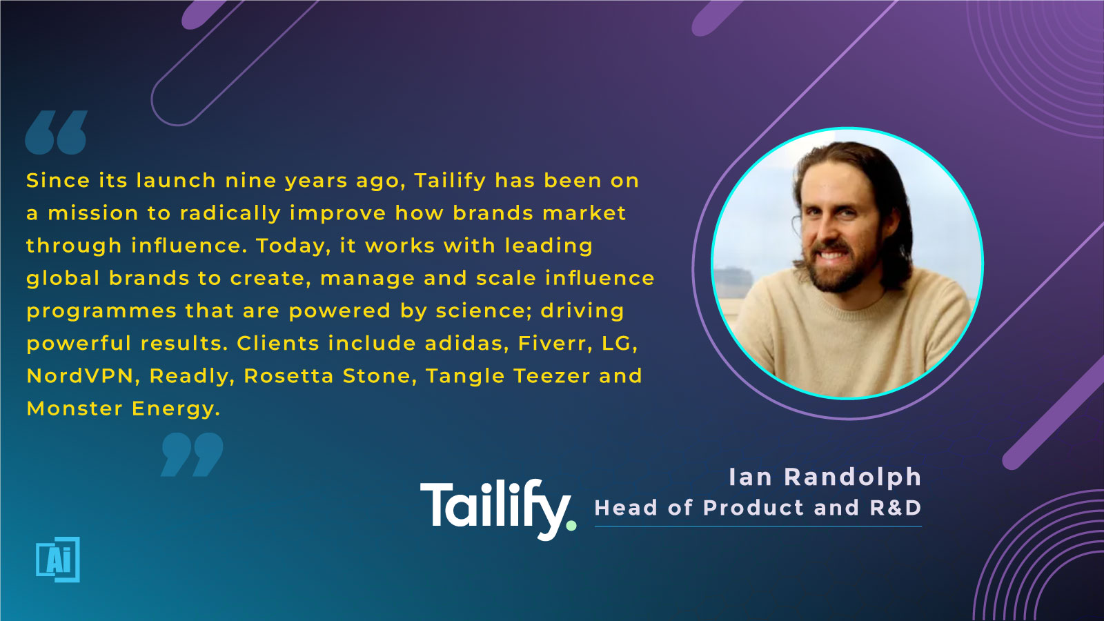 AiThority Interview with Ian Randolph, Head of Product and R&D at Tailify