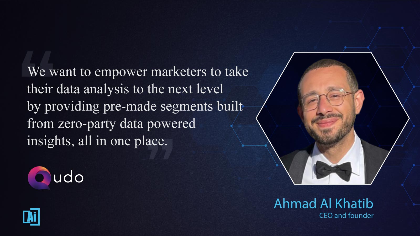 Ahmad Al Khatib, CEO and Founder at Qudo