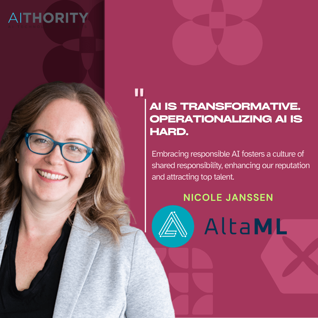 AiThority Interview with Nicole Janssen, Co-Founder and Co-CEO of AltaML